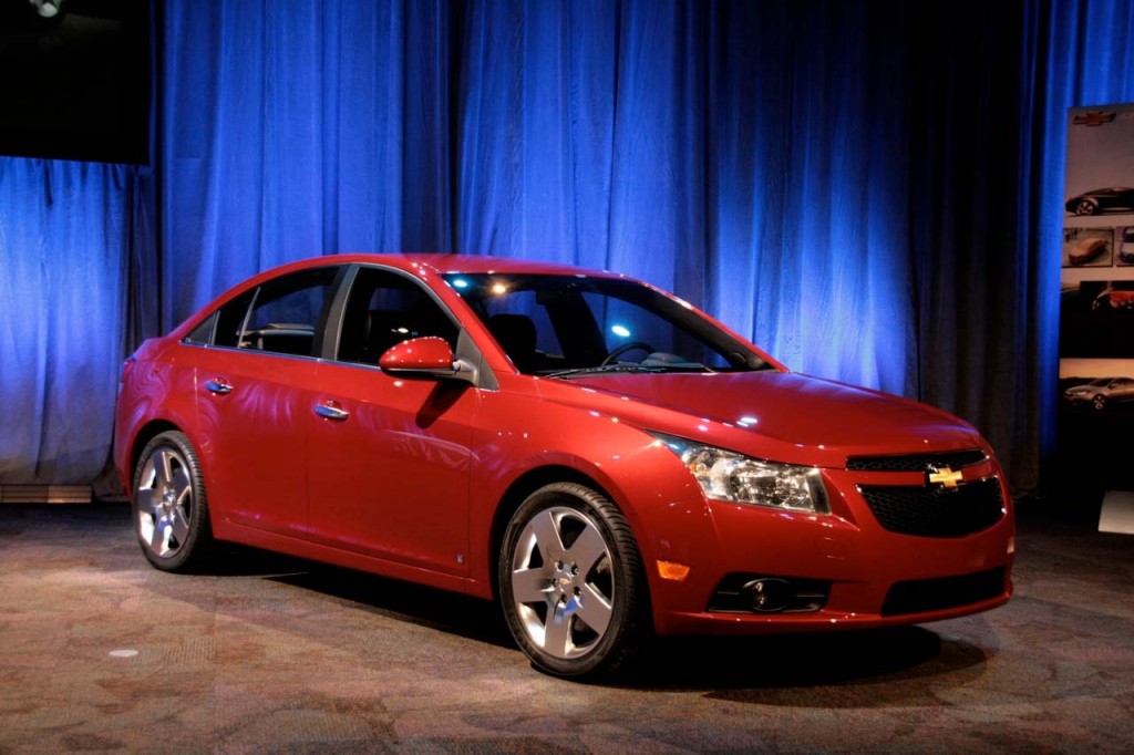 2011 Chevrolet Cruze has a body structure that is 65 per cent high-strength steel