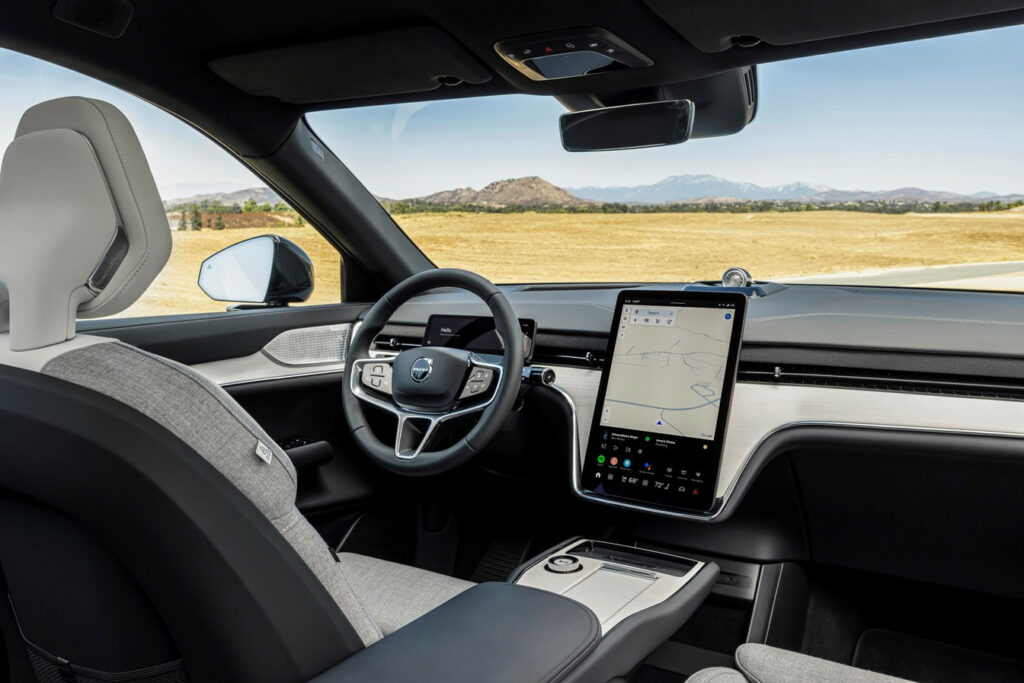 Interior of Volvo EX90. Photo: courtesy Volvo.